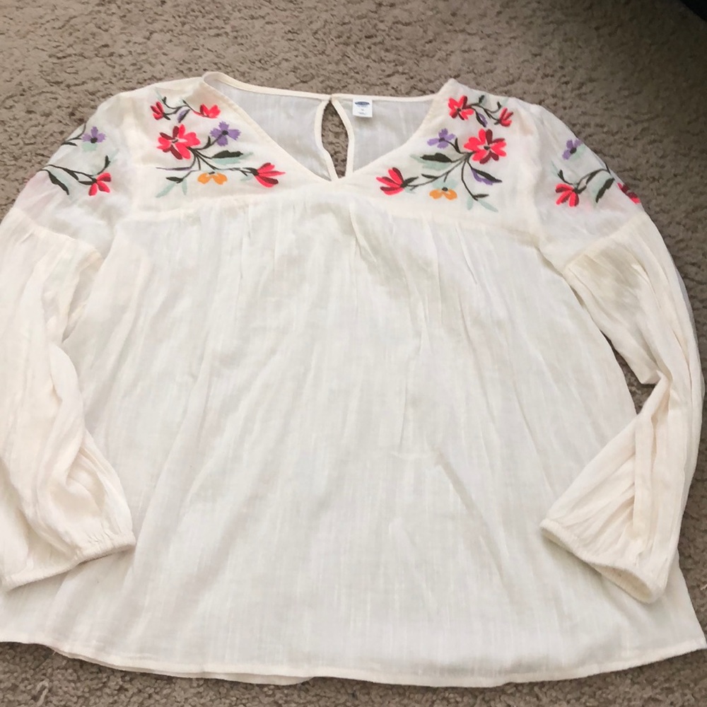 Flowery blouse!